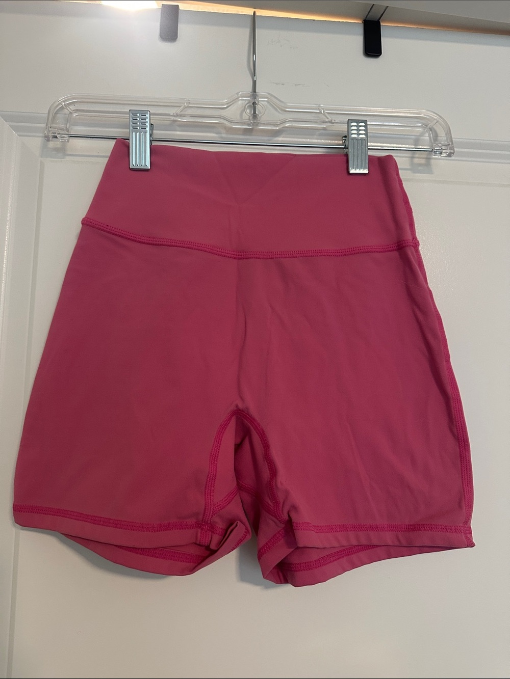 BuffBunny Hot Pink High-Rise Bike Shorts